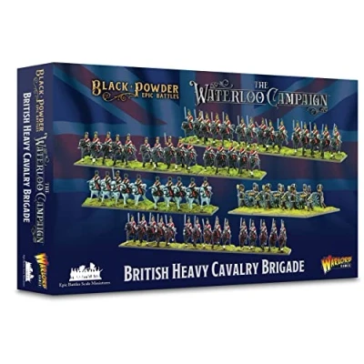 Image of Warlord Games British Heavy Cavalry Brigade Black Powder Epic Battles