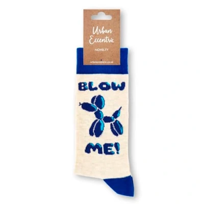 Image of Urban Eccentric Unisex Blow Me Socks Gift 1 Pair Cotton Rich Premium Novelty Gifts