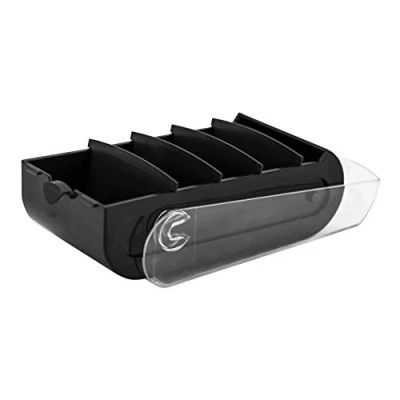 Image of Exacompta Ref 5341423D Bunny Box Revision Cards Learning A7 (250 x 132 85mm) in Size, Holds Up To 900 Sized Office Black &amp; Clear