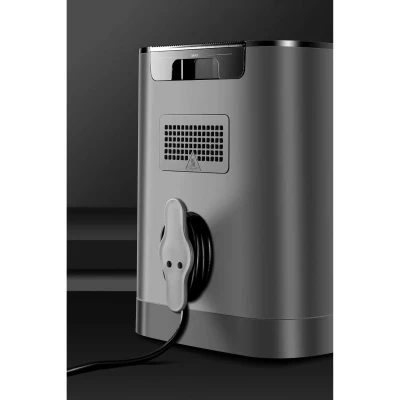 Image of Panasonic NF CC500SXC Air Fryer With Viewing Window, 5L, 80 200C, Digital Timer &amp; LCD, Gentle Steam, 11 Presets, Easy Clean, Matt Grey