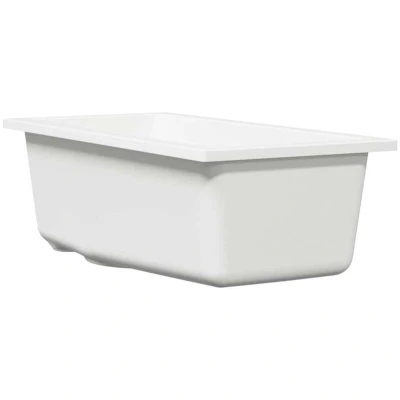 Image of vidaXL Kitchen Sink with Overflow Hole in White Granite