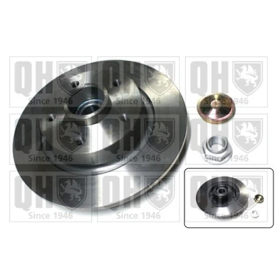 Image of 402029646R, 432000007R, 432020984R, 432024048R, 8660003523 Brake disc QUINTON HAZELL BDC5983 274mm 11mm 5 solid RENAULT: GRAND SCENIC 3, 3