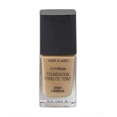 Image of Wet n Wild, Photo Focus Foundation Dewy, Weightless with Nourishing and Long wearing Formula, Buildable Coverage, Ideal for Normal to Dry Skin Type, Vegan, Golden Beige