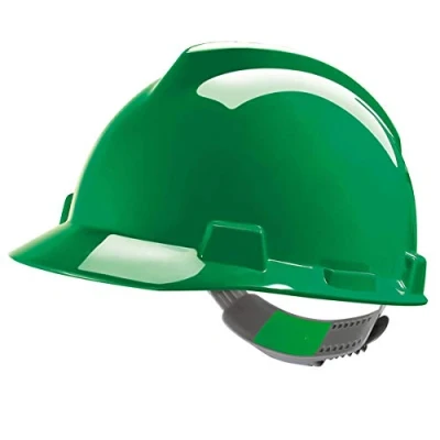 Image of MSA V Gard Hard Hat Safety Helmet 6 Colours MSAGV Colour=Green