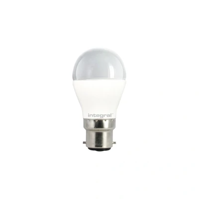 Image of Integral LED Mini Globe 6W 2700K 470lm B22 Non Dimmable Frosted Lamp (40W)