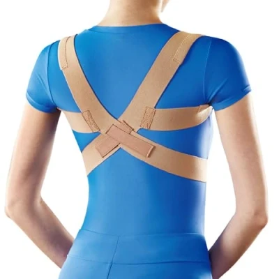 Image of OPPO Clavicle Support for improving posture, prevents slouching and provides pain relief, adjustable, padded comfort &amp; all day wear (X Large)