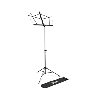 Image of On Stage Stands Compact Sheet Music Stand with Bag, Black