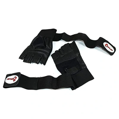 Image of Splay Classic Gym Weight Lifting Gloves Fitness Workout with Wrist Wrap Straps Bodybuilding Breathable Powerlifting Support Training Exercise