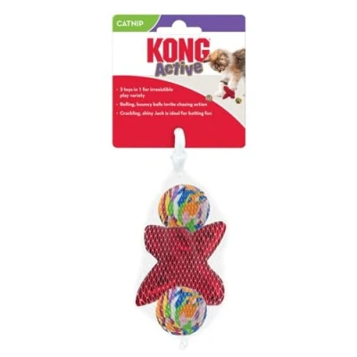 Image of KONG Company 38745953: Active Jacks Cat Toy, 3Pk