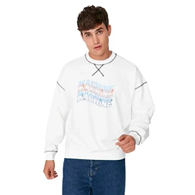 Image of Trendyol Sweatshirt Ecru Regular
