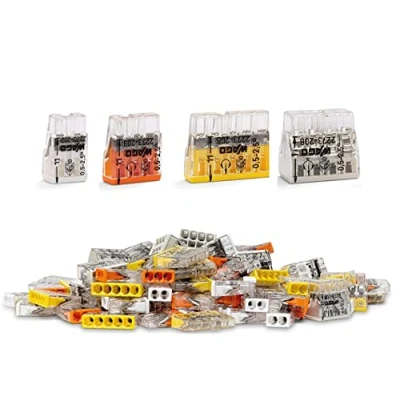 Image of Wago Pack of 140 Compact Connection Terminals 2273 202 203 205 208