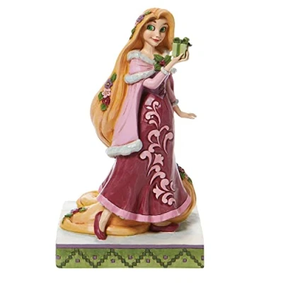 Image of Enesco Disney Traditions Rapunzel with Gifts Figurine, 7.25 in H x 3.5 W 4.25 L, 6008981