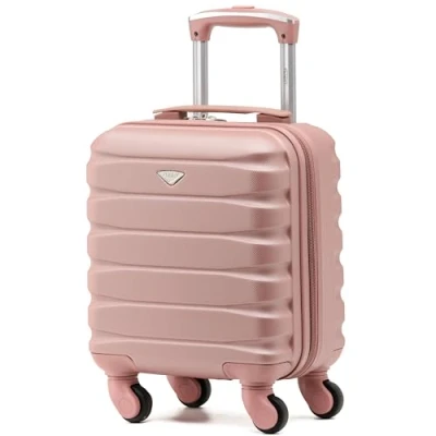 Image of Flight Knight Lightweight 4 Wheel ABS Hard Case Suitcases Cabin Carry On Hand Luggage Approved for Over 100 Airlines Including easyJet &amp; Maximum Size Vueling Wizz Air 40x30x20cm