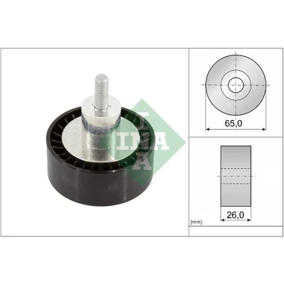 Image of 2019614, 2025002, GK2Q19A216AA, GK2Q19A216AB Idler Pulley INA 532 0908 10 FORD: Transit Custom V362 Van, Mk7 Van