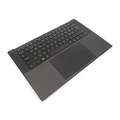Image of Dell XPS 9500/9510/9520/9530 &amp; Precision 5570 Palmrest, Touchpad NORDIC Backlit Keyboard 0TJP2V + 0DKXN7 (1WK5M) (Renewed)