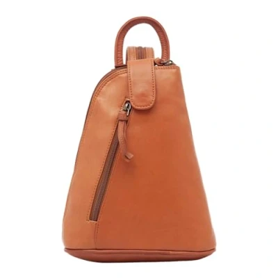 Image of Lloyd Baker London Genuine Leather Backpack, Real Backpack for Women, Daypack, Women’s Compact Handbag, BHIWANI (Tan)