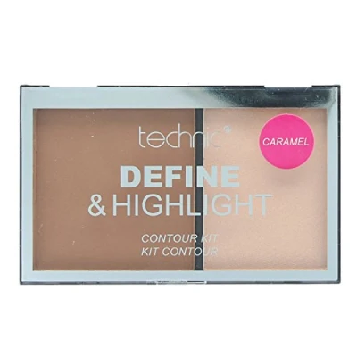 Image of Technic Define &amp; Highlight Duo Contour Kit Bronzer Powder 5.5g Caramel