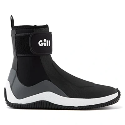 Image of Gill Edge 4mm Neoprene Boots for All Water Sports, Dinghy Sailing, Paddle Paddleboarding and Surfing. Black