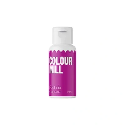 Image of Colour Mill Oil Based Food Colouring Fuchsia Next Generation for Baking, Decorating, Icing and Cooking Dye DIY Slime Crafts Making Burgundy 20 ml