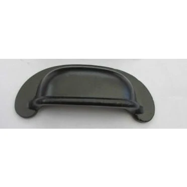 Image of Ironmongery World Cast Iron Antique Shell Cup Pull Cabinet Cupboard Drawer Door Draw Handles in 2 Types Plain (Code 2)