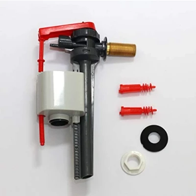 Image of Wirquin Jollyfill 1/2 inch 15mm Brass Side Entry Inlet Float Valve 16300201, Multi Colour