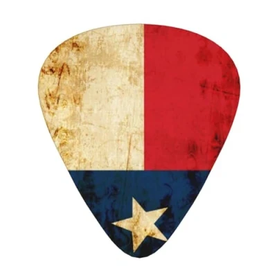 Image of Classic Guitar Picks (12 Pack) for Eectric Guitar, Acoustic Mandolin And Bass Pick Texas
