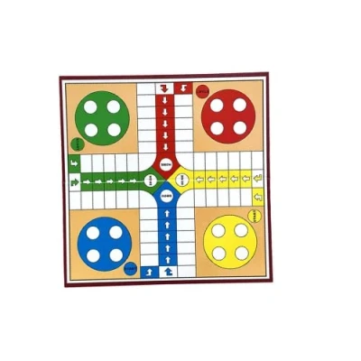 Image of Folding Ludo Board Game, Game With Dice And Counters For 2 4 Players, Pack of 1