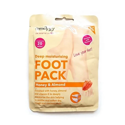 Image of Derma V10 Moisturising Foot Pack Honey
