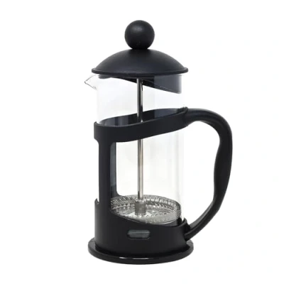 Image of UNIQUE HOME LIVING Cafetiere 3 Cup French Press Coffee Maker Tea Plunger, Heat Resistant Glass, Stainless Steel Filter, 350ml Capacity