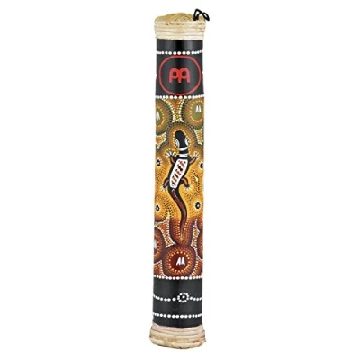 Image of Meinl Percussion Wood Series Rainstick Small Rainmaker Instrument Length 16 Inches Effect Bamboo, Multicoloured (RS1BK S)