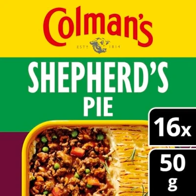 Image of Colman&#039;s Classic Comforts Shepherd&#039;s pie Meal Maker perfect with creamy mashed potato quick to prepare mix 16x 50 g