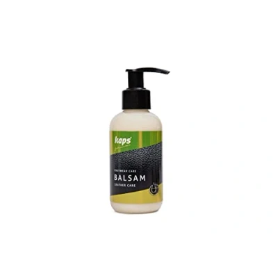 Image of Kaps Conditioning Leather Balm for Shoes, Bags, Accessories, Care with Beeswax and Natural Oils, Balsam, Transparent