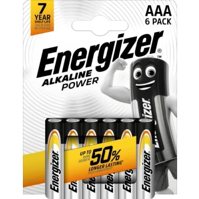 Image of Energizer e300132500 Alkaline battery LR03, AAA, Blister pack of 6