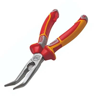 Image of Nws 141 49 VDE 205 SB N141 Number Chain Nose Pliers, Silver/Red, mm
