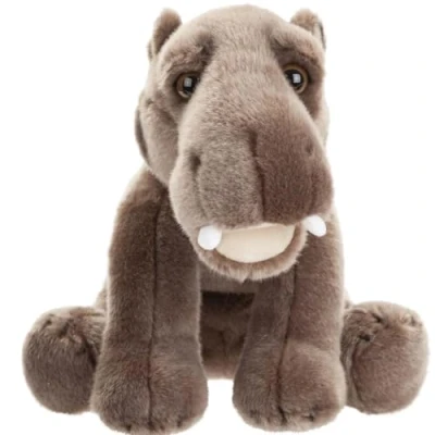 Image of VFM Hippo Soft Toy, Cuddly Plush, Children’s Toy (Dimensions: 30cm)