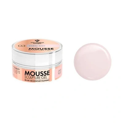 Image of Victoria Vynn Thixotropic MOUSSE SCULPTURE GEL 15ml Nails Building Extension (03 Coral Soft)