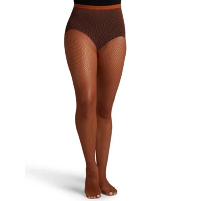 Image of Capezio Women’s Professional Fishnet Tights, Seamless Tights For Dance &amp; Performance, Premium Women Can Wear Ballet, Burlesque More Toffee, XL (Xtra Large)