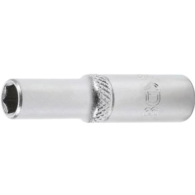 Image of BGS 10670 Socket, Hexagon, deep 6.3 mm (1/4&quot;) Drive 1/4&quot;