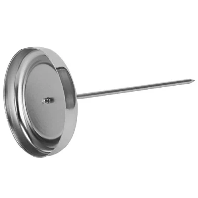 Image of Receipt Holder nail, Stainless Steel Straight Rod Paper Memo with Clip Check Spindle Bill Fork Invoice Spike Stick