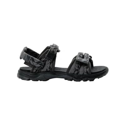 Image of Jack Wolfskin Boy&#039;s Unisex Kids 2 in 1 sandal K, black, 8.5 UK Child