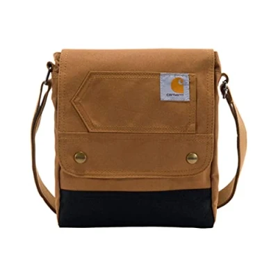 Image of Carhartt Crossbody Snap Bag, Brown, One Size