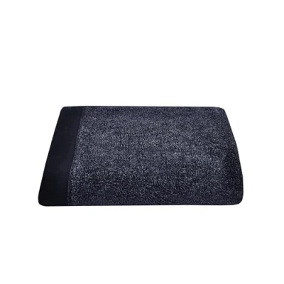 Image of Drift Home Navy Blue Hand Towel (50 x 90cm) Soft &amp; Absorbent 600GSM Premium Sustainable Cotton (BCI) Recycled Bottles Bathroom Towels in Ideal as Gym Towel/Guest
