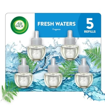 Image of Air Wick Scented Oil 5 Refill, Fresh Waters, 3.38 fl oz by