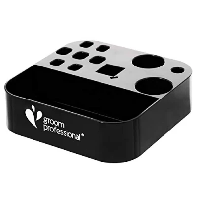 Image of GROOM PROFESSIONAL Tool Caddy for Grooming Tools, Excellence in Animal Grooming, Make Your Table a More Organised Area, Featues Compartment to Store Clippers, and 7 Spaces Scissors