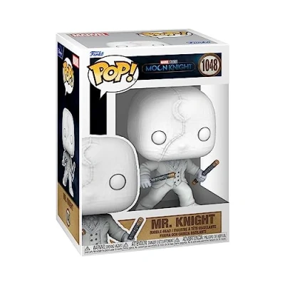 Image of Funko POP! Marvel: Moon Mister Knight Mr. Collectable Vinyl Figure Gift Idea Official Merchandise Toys for Kids &amp; Adults TV Fans Model Collectors and Display