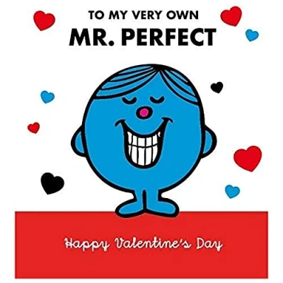 Image of Mr Men Valentines Day Card, To My Very Own Perfect