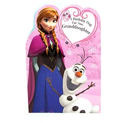 Image of Disney Frozen Granddaughter Birthday Card