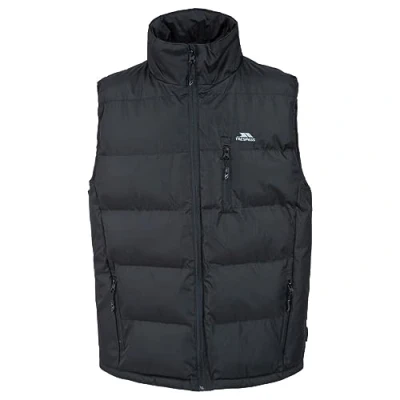 Image of Trespass Mens Clasp Padded Gilet/Bodywarmer (M) (Black)
