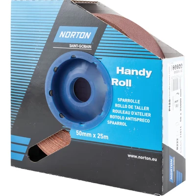 Image of Norton Saint Gobain R222 50MMX25M Al/Ox Roll Grit 120