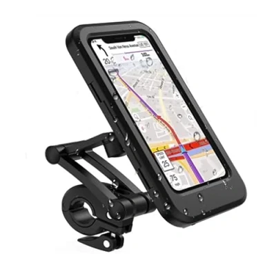 Image of Orco Bike Phone Holder Waterproof Motorbike 360 Rotation, Cycling Handlebar Bag, Mount for iPhone 14Pro Max/14Pro/14/13/11/X/8 Samsung LG Cellphones up to 7&#039;&#039;